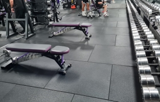 Ultimate Impact rubber tile gym flooring